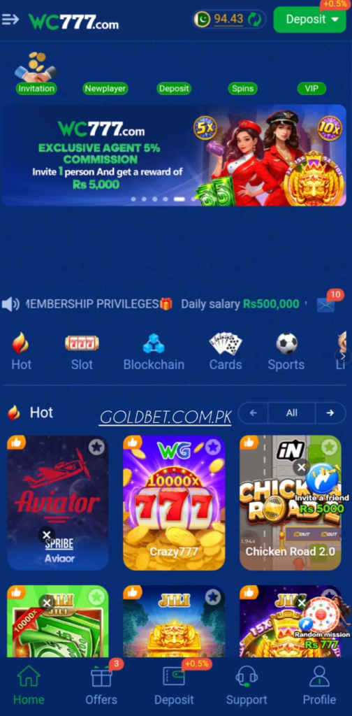 Wc777 Game